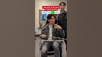 Thumbnail of 1 second VS 10 years playing erhu #erhu #erhumusic #erhucover #saima #aylexthunder #chinesemusic