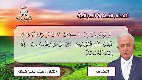 الطاهر والجبوري والتطويح  - القارئ عبد المعز شاكر