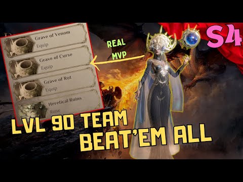 Beat All Stage 9 Dungeons with Level 90 Team...Mithrasea is TOO OP... | Dragonheir