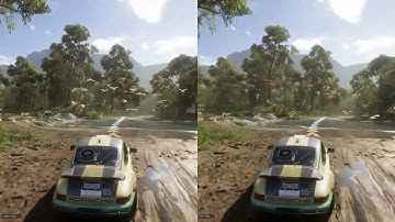 Forza Horizon 5 PC | Splitcreen Anti-Aliasing Comparison | TAA vs. 8x MSAA | Motion
