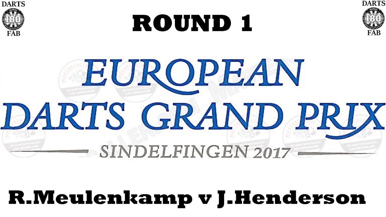 darts distance HappyBet European Darts Grand Prix - Round 1 [14of16]: Ron Meulenkamp v John Henderson