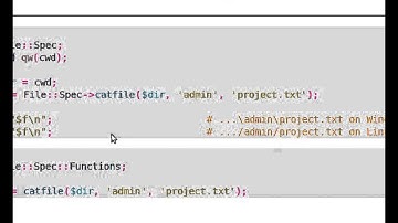 Beginner Perl Maven tutorial: 11.9 - File::Spec