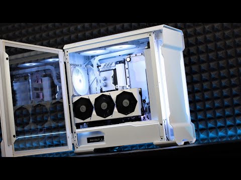 Timelapse Build - PHANTEKS EVOLV X MATTE WHITE - YouTube