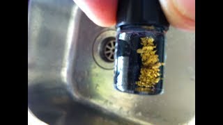 Gold panning with a Rota Pan