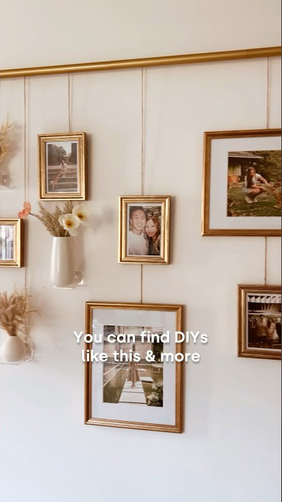 ✨DIY HANGING GALLERY WALL  🖼️✨