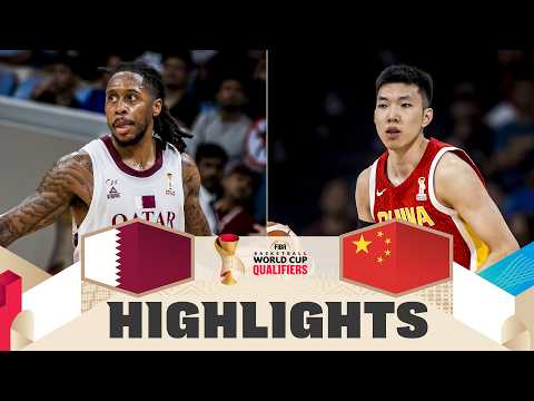 Qatar 🇶🇦 v China 🇨🇳 | Highlights | FIBA Basketball World Cup 2027 Asian Qualifiers