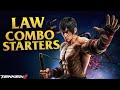 Law has surprisingnew combo starters in tekken 8  tutorial