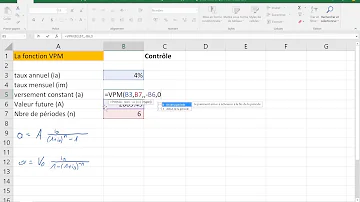 Comment calculer les annuités dans Excel ?