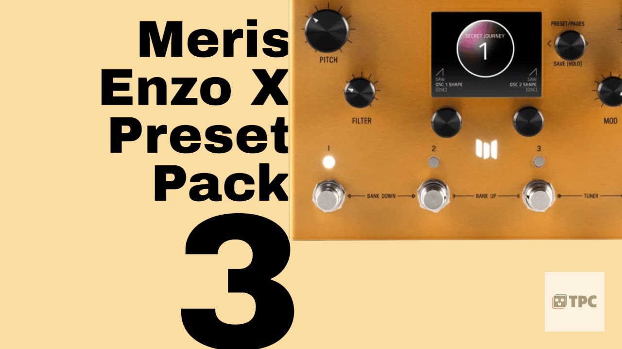 Sound Samples from Preset Pack Vol. 3 for Meris Enzo X - YouTube