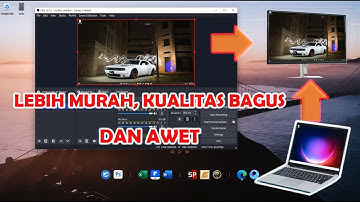 MEMBUAT LAPTOP JADI MONITOR PC ! HASIL OKE, LEBIH AWET DAN RELATIF MURAH