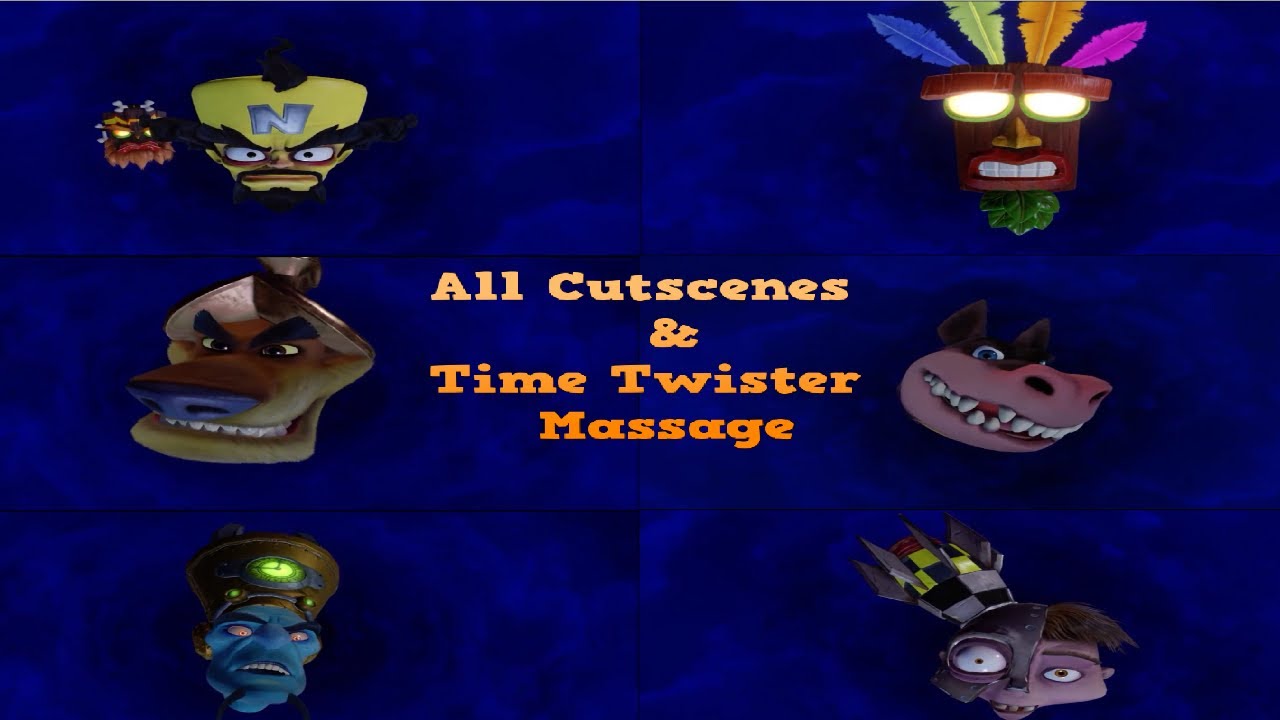 Crash Bandicoot N sane Trilogy All warped Cutscene YouTube