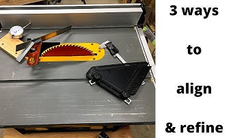 Do It Yourself Table Saw Alignment Tools 👉 Free woodworking plans