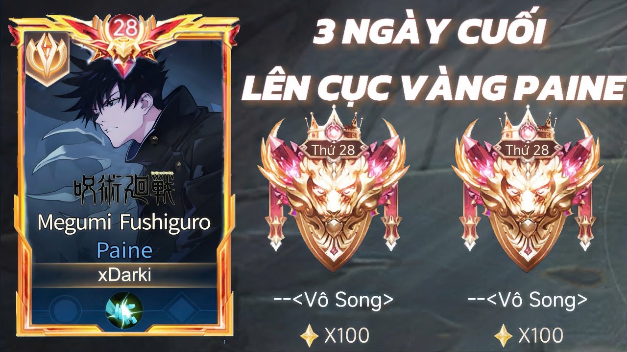 Darki AOV | 3 Ngày Cuối Cùng Chinh Phục BXH Paine Giữ Vàng Part 1