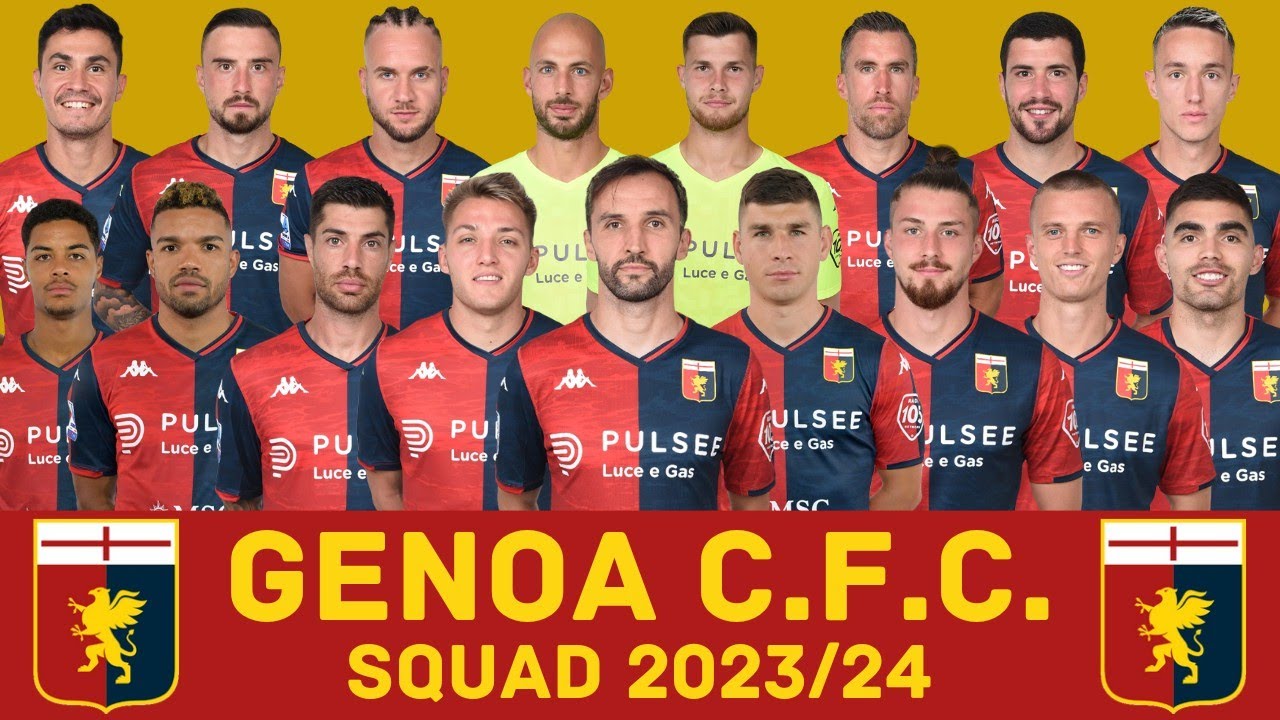 GENOA C.F.C. Squad Update 2023, Genoa CFC Squad 2023