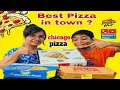 Chicago Pizza vs Dominos Pizza vs Pizza Hut Pizza || Best Pizza in Town 😍😋