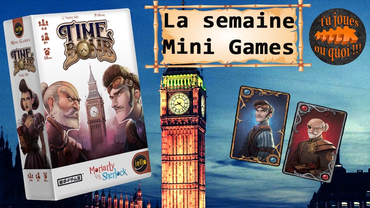 Timebomb : Sherlock vs. Moriarty (Jeux de société) – Résumés, avis