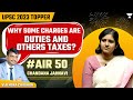 Vijendra Chauhan Discusses Taxes with AIR 50, Chandana Jahnavi | UPSC 2023 Topper