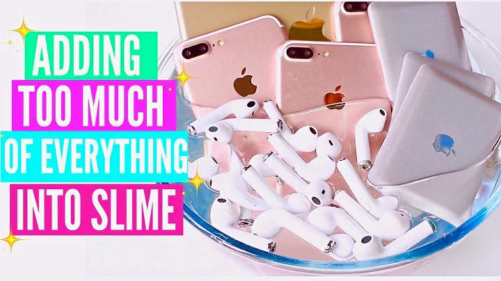 Adding Too MUCH Ingredients Into SLIME + GIVEAWAY! Adding Too Much Of Everything Into SLIME!