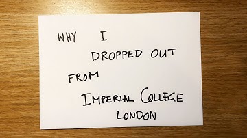 My experience dropping out of university