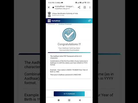Download aadhar card just in 1 min आधार कार्ड download करना सीखे। #trending #shorts #ytshorts