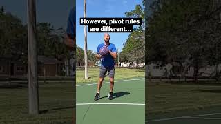 Pivot Foot Cant Lift Before