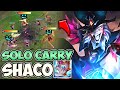 HOW TO SOLO WIN THE GAME WITH SHACO JUNGLE!! - Pink Ward Shaco