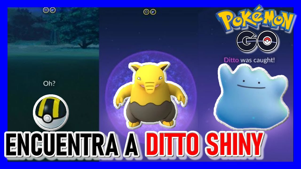 COMO ENCONTRAR DITTO en POKEMON GO? 🟣🔵✨#pokemongo 