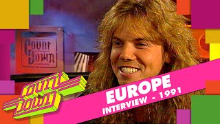 Europe: &#39;The Final Countdown was the best and worse thing that happened to the band&#39; (Countdown &#39;91)