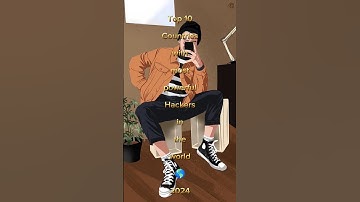 Top 10 countries with most powerful hackers in the world 🌎 2024 | #2024 #shorts #viral #top10