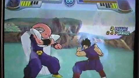 dbz infinite world gohan vs super buu