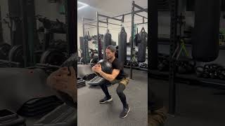 3-pulse squats to 1x jump squat w/ MB hold
