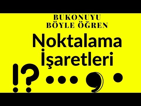 Video: Noktalama Kuralları Nasıl öğrenilir