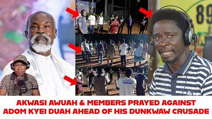Eish-Akwasi Awuah & Members Prayed Against Adom Kyei Duah Ahead of Dunkwaw Crusade_eii Awuah 
