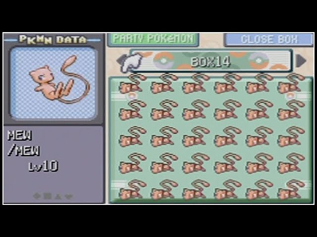 Obtaining 300+ Mew 2006 Cartridge) YouTube