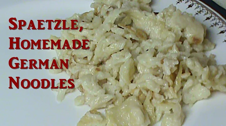 Spaetzle: The Easiest Homemade Pasta Ever