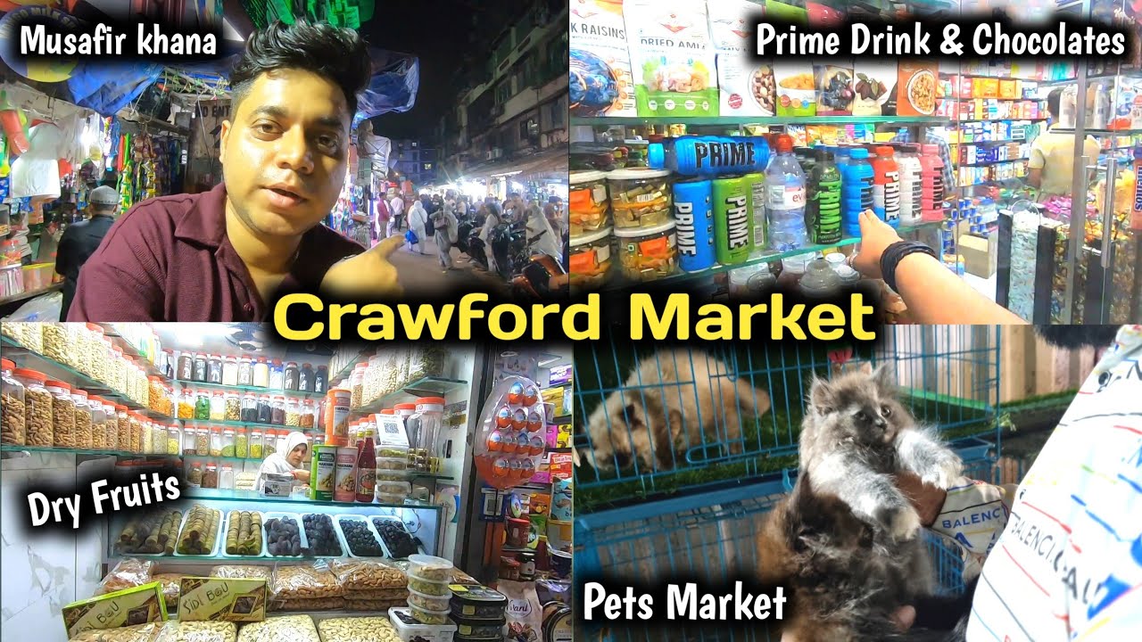 Crawford Market Gaye Dry Fruits Lene Pet Shop in Crawford Market