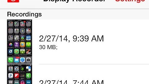 Display Recorder - Video Record Your iPhone or iPad Screen