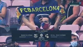 Barcelona vs real sociedad  4-2. Resumen del partido