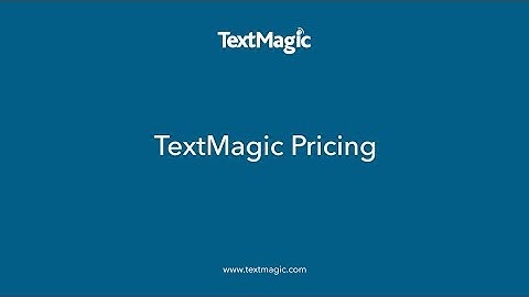 SMS Pricing for Business - TextMagic