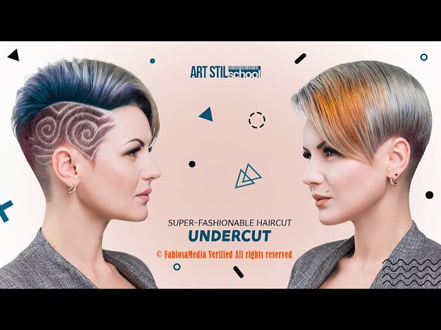 Undercut Hair Tattoo For Women