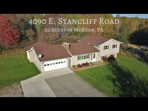 4090 E Stancliff Road, McKean, PA home video tour