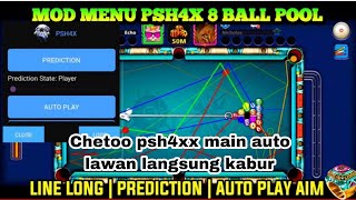 8 ball pool cheto psh4xx  line long prediction main  auto lawan langsung kabur_pro8ballpool screenshot 5