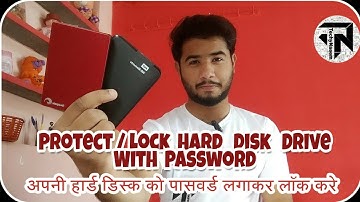 How To Protect External Hard Disk Drive With Password