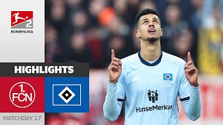 Glatzel Can’t Stop Scoring! | Nürnberg - Hamburger SV 0-2 | Highlights | MD 17 - Bundesliga 2 23/24