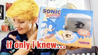 i'm selling my sonic the hedgehog limited edition toaster... #collector #collections