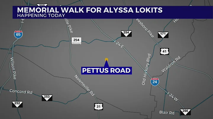 Memorial walk for Alyssa Lokits planned for Monday night