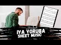 Download Iya Music Sheet by Ayo Bankole in PDF & MP3