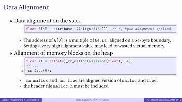 Episode 5.4 - Optimization of Vectorization: Alignment and Hints