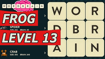 WordBrain Frog Level 13 Answers (Android/IOS)
