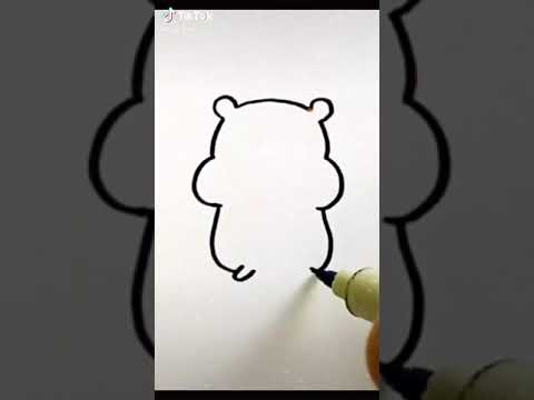 Video vẽ chuột hamster cute ăn hạt ....... - youtube